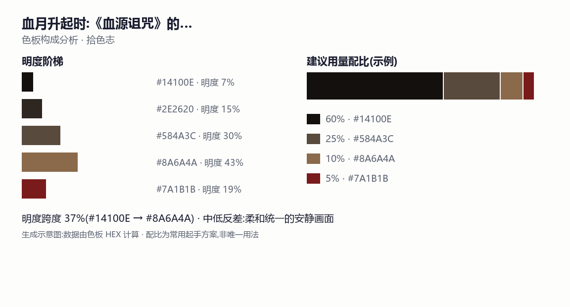 血月升起时:《血源诅咒》的哥特红与病月黄 色板分析图