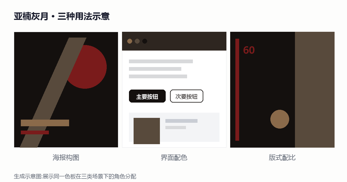 亚楠灰月 应用示意