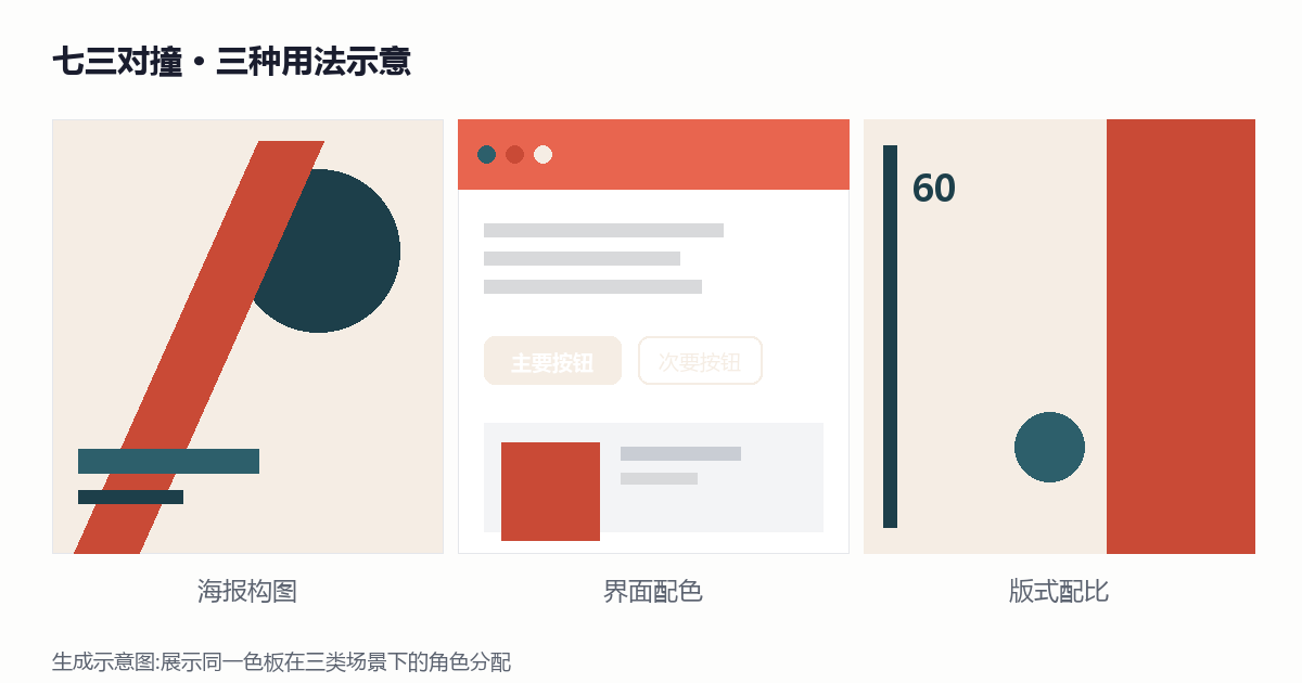 七三对撞 应用示意