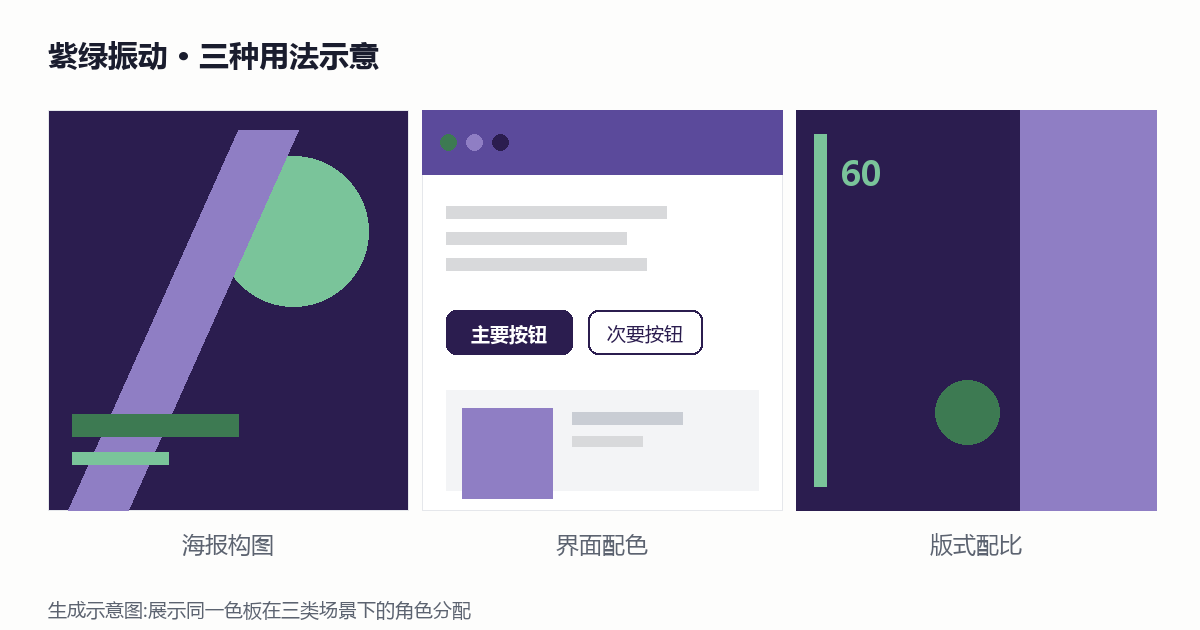 紫绿振动 应用示意