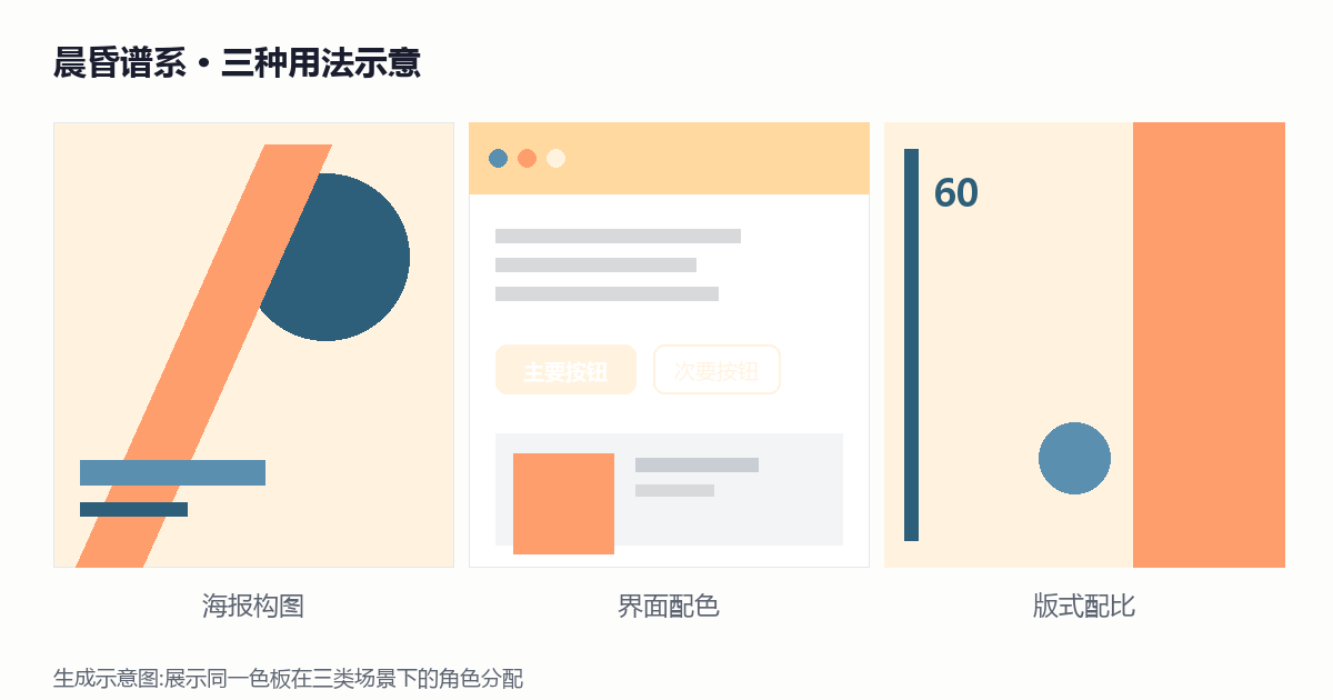 晨昏谱系 应用示意
